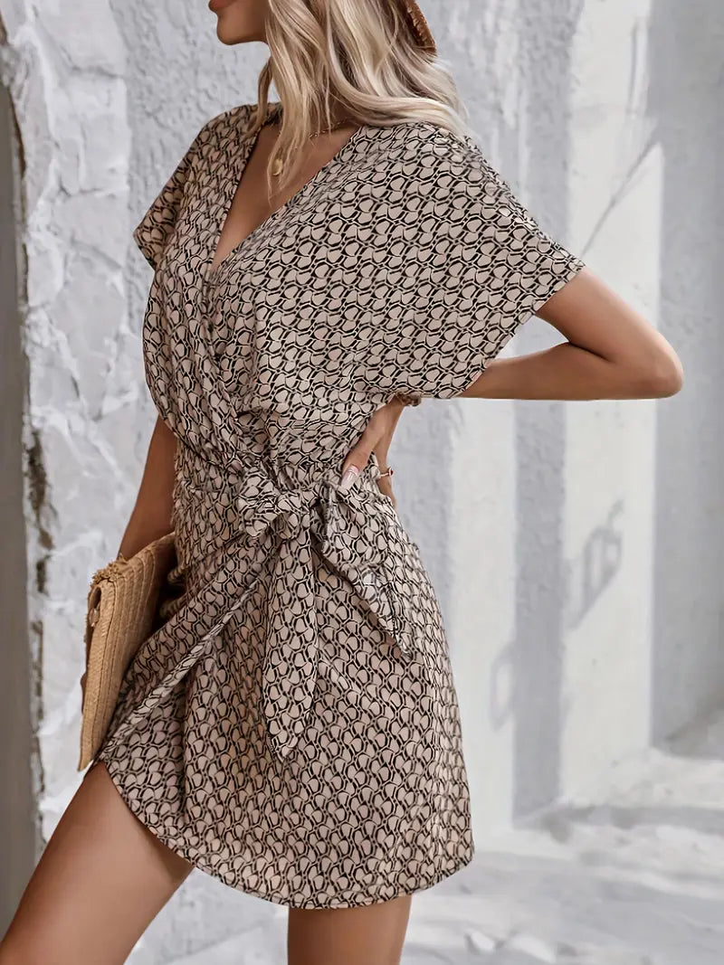 Damen Schickes Midi Sommerkleid