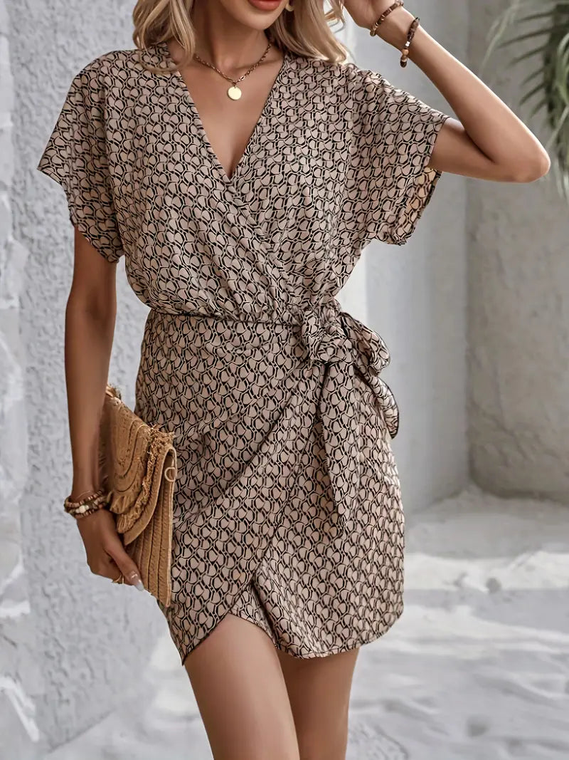 Damen Schickes Midi Sommerkleid
