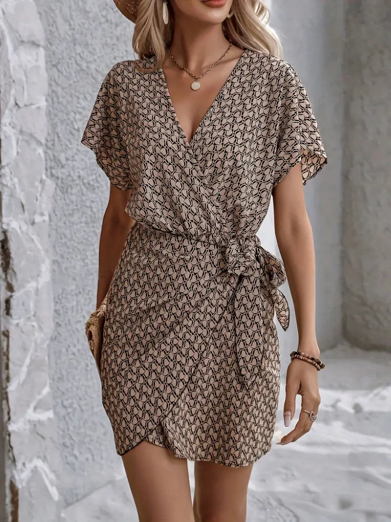 Damen Schickes Midi Sommerkleid