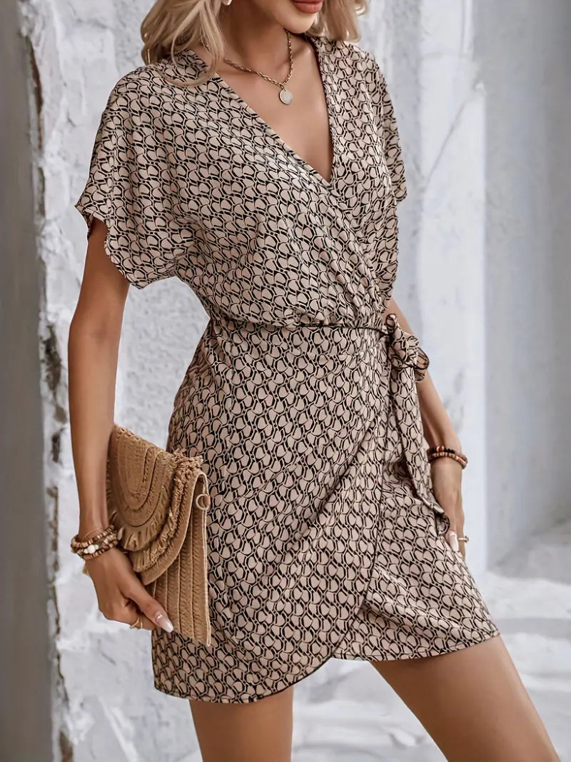 Damen Schickes Midi Sommerkleid